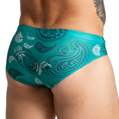 Paradise Swim Brief vista frontal de Gigo Underwear