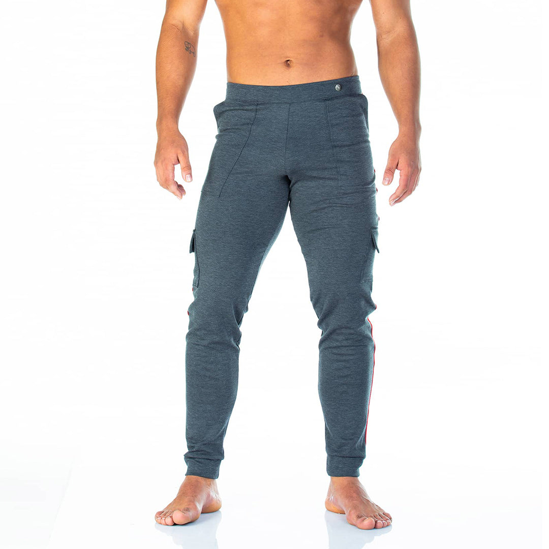 Party Gray Sportpants vista frontal de Gigo Underwear
