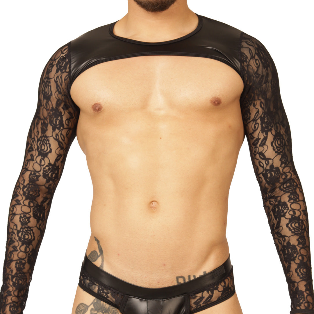 PASSIONE BLACK HARNESS - Arnés Fetiche Masculino con Diseño Atrevido