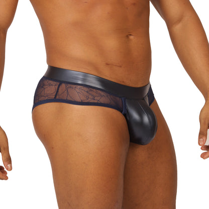 Passione Blue Brief vista frontal de Gigo Underwear