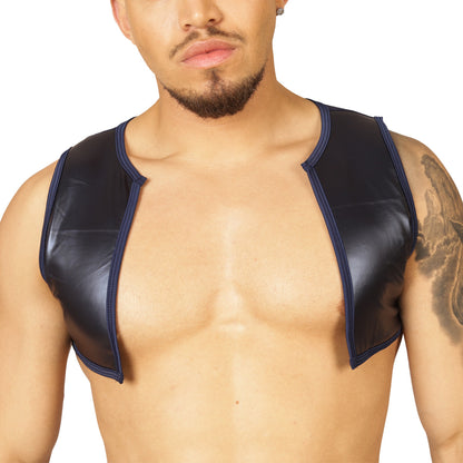 Passione Black Vest Harness de Gigo Underwear