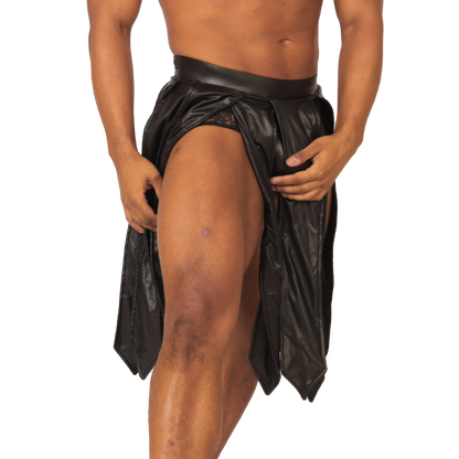 Passione Black Skirt vista frontal de Gigo Underwear
