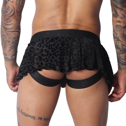 Plush Skirt vista posterior de Gigo Underwear