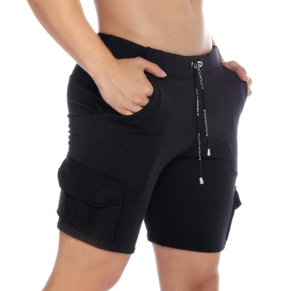 Pocket Black Short vista frontal de Gigo Underwear