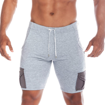 Pocket Gray Short vista frontal de Gigo Underwear