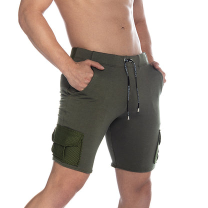 Pocket Green Short vista frontal de Gigo Underwear