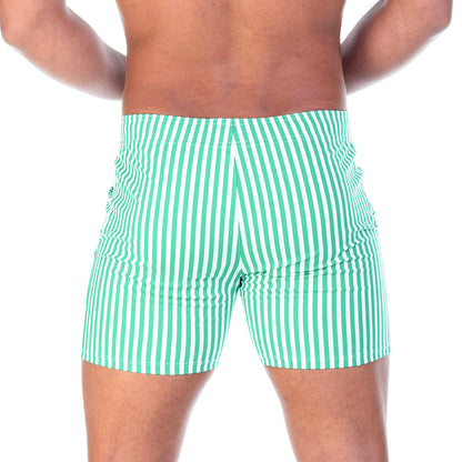 Polo Green Beachwear vista posterior de Gigo Underwear