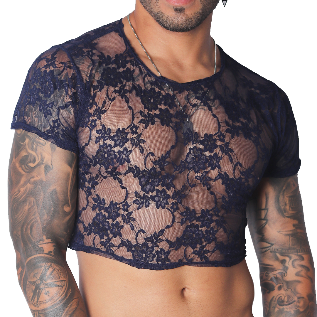 Prolix Blue Croop Top de Gigo Underwear