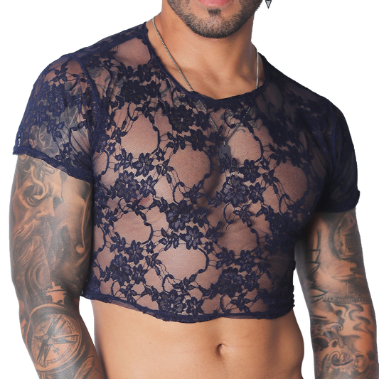 Prolix Blue Croop Top de Gigo Underwear