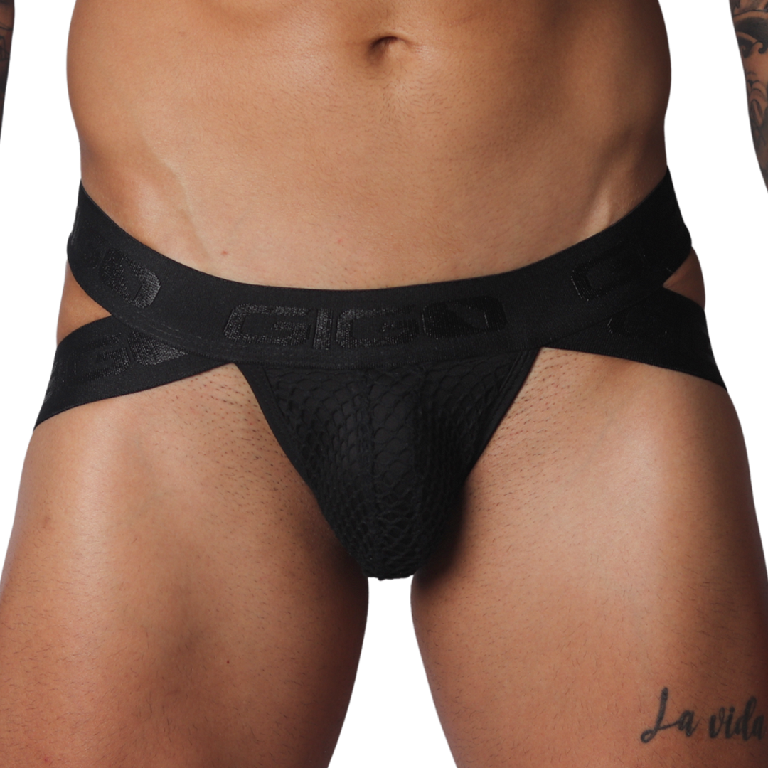 Provocative Black Jockstrap de Gigo Underwear