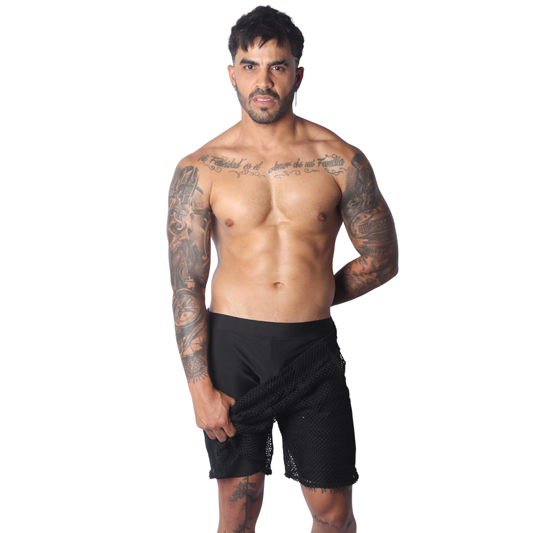 Provocative Black Short en modelo de Gigo Underwear