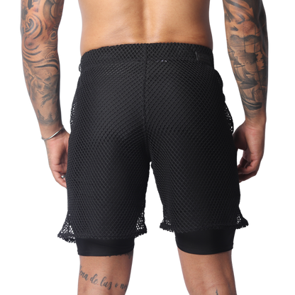 Provocative Black Short vista posterior de Gigo Underwear