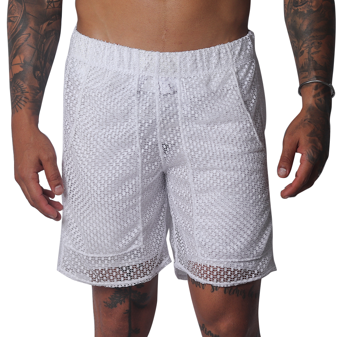 Provocative White Short de Gigo Underwear
