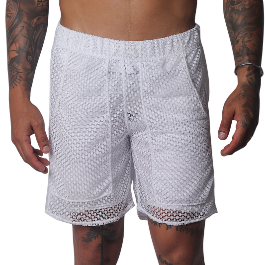 Provocative White Short de Gigo Underwear