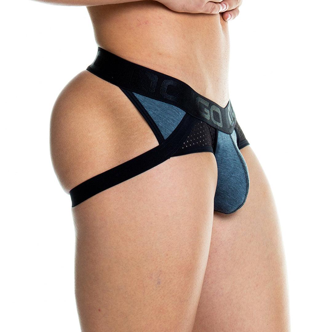 PRUDENCE BLACK BRIEF JOCKSTRAP - Gigo Underwear Colombia