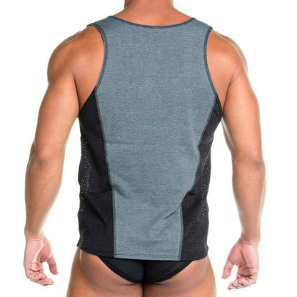 Prudence Black Tank vista posterior de Gigo Underwear