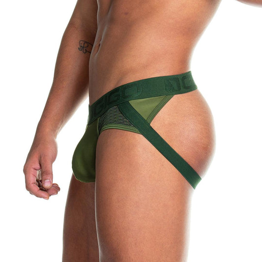 PRUDENCE GREEN BRIEF JOCKSTRAP - Gigo Underwear Colombia