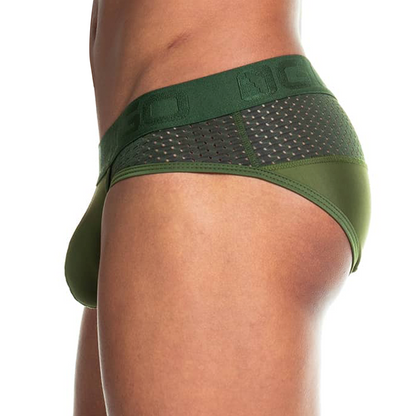 Prudence Green Brief vista posterior de Gigo Underwear