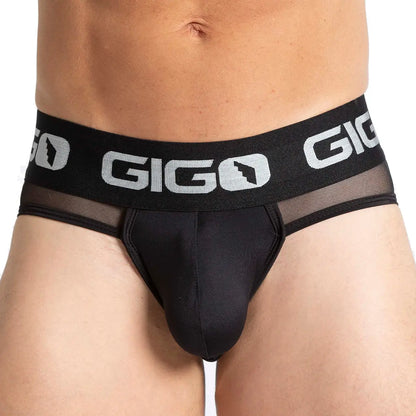 Purity Black Brief Jock de Gigo Underwear