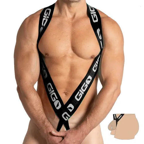 Purity Black Harness de Gigo Underwear