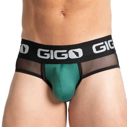 Purity Green Brief de Gigo Underwear