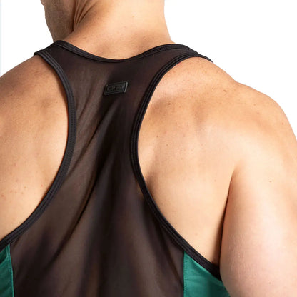 Purity Green Tank vista frontal de Gigo Underwear