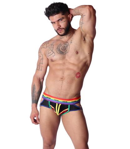 Pride Jockstrap en modelo de Gigo Underwear
