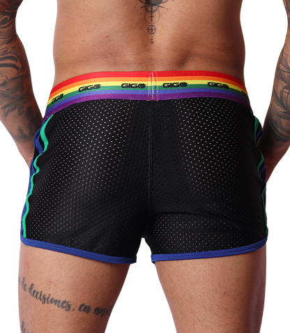 Pride Shorts vista posterior de Gigo Underwear