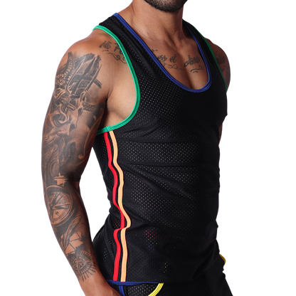 Pride Tank vista frontal de Gigo Underwear