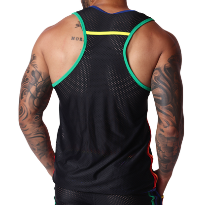 Pride Tank vista posterior de Gigo Underwear