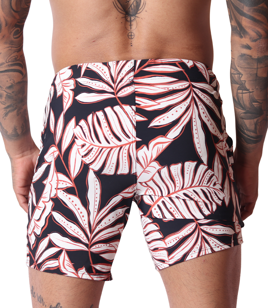 Prisma Black Beachwear vista posterior de Gigo Underwear