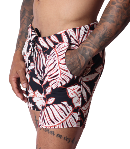 Prisma Black Beachwear vista frontal de Gigo Underwear