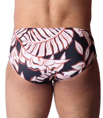 Prisma Black Swim Brief vista posterior de Gigo Underwear
