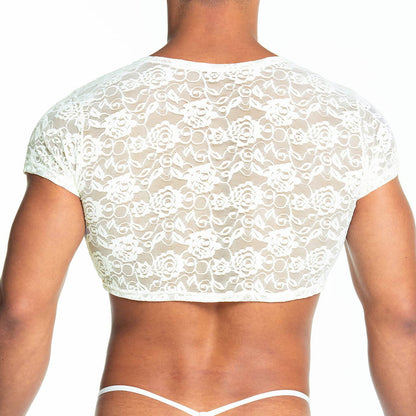 Redemotion Beige Croop Top vista posterior de Gigo Underwear
