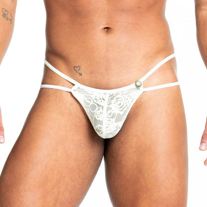 Redemotion Beige Gstring vista frontal de Gigo Underwear