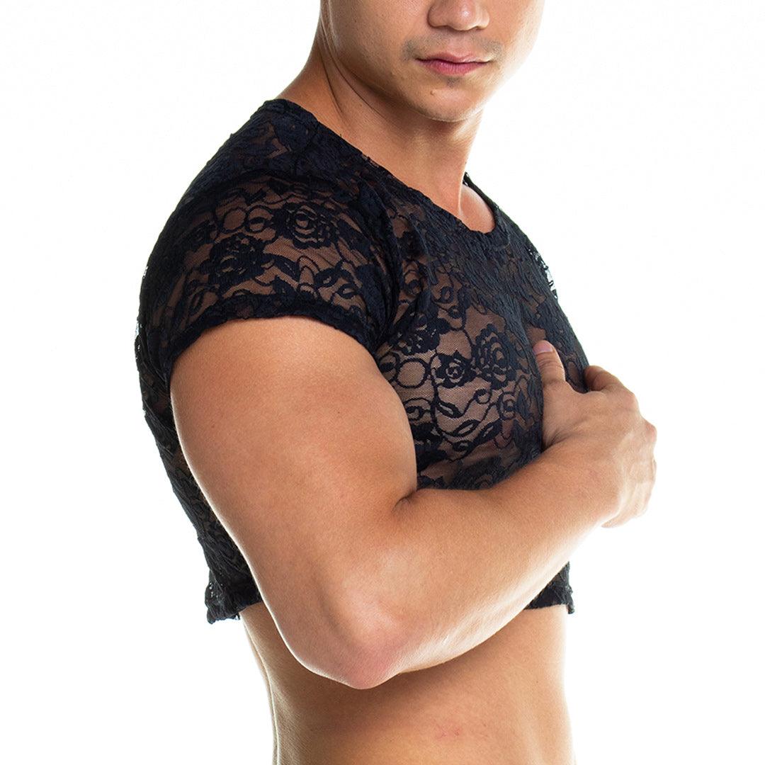 REDEMOTION BLACK CROOP TOP - Gigo Underwear Colombia
