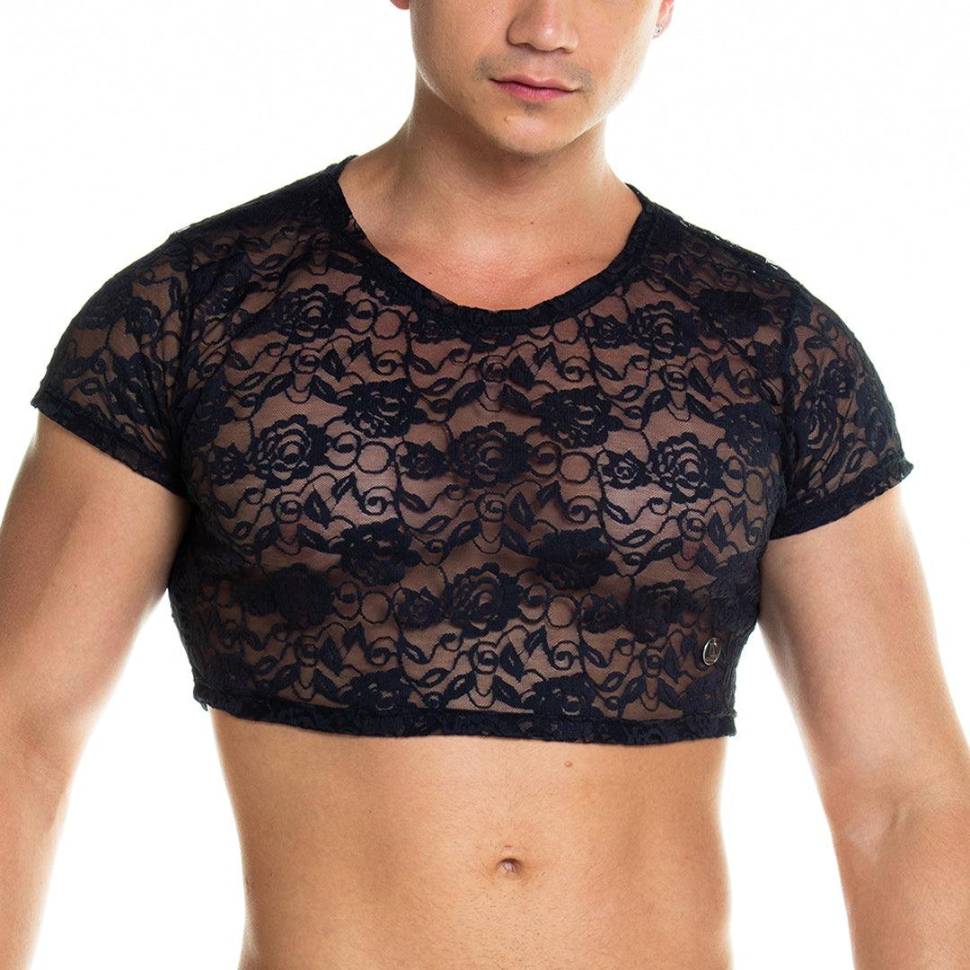 REDEMOTION BLACK CROOP TOP - Gigo Underwear Colombia