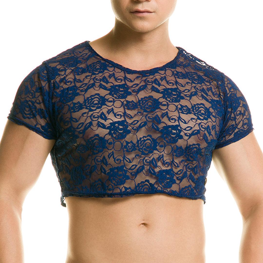 REDEMOTION BLUE CROOP TOP - Gigo Underwear Colombia