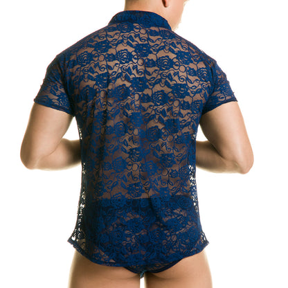 Redemotion Blue Shirt vista posterior de Gigo Underwear