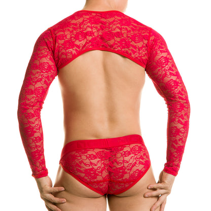 Redemotion Red Harness vista posterior de Gigo Underwear
