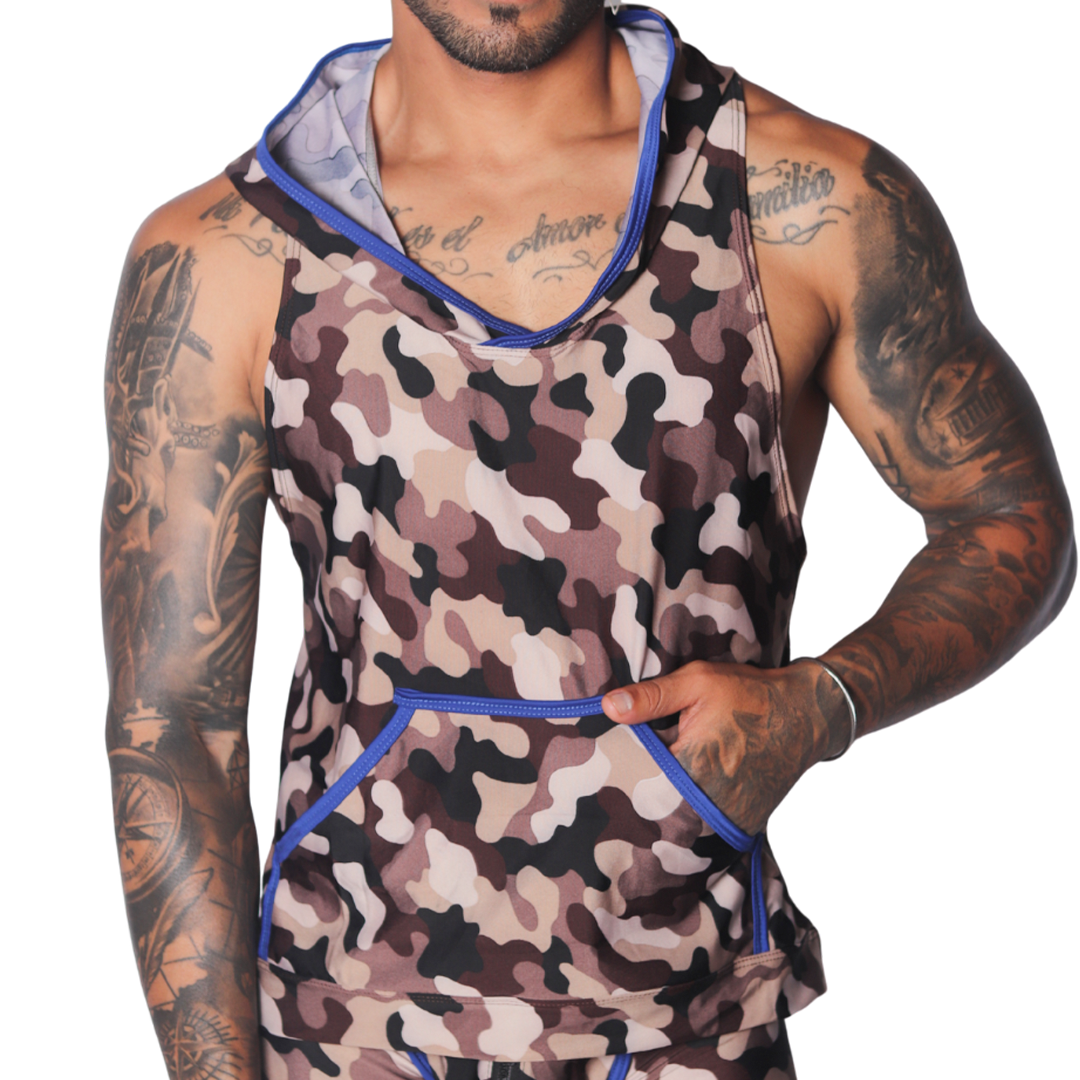 Trend Blue Hoody Tshirt de Gigo Underwear