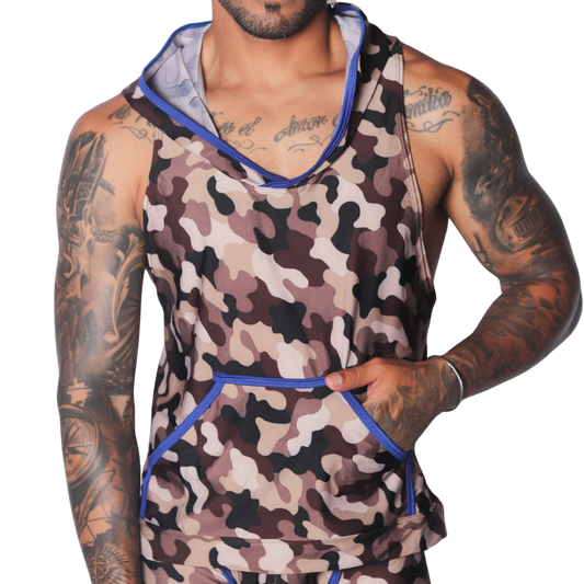 Trend Blue Hoody Tshirt de Gigo Underwear