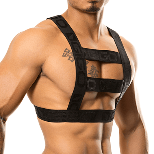 RESISTLESS BLACK HARNESS - Gigo Underwear Colombia