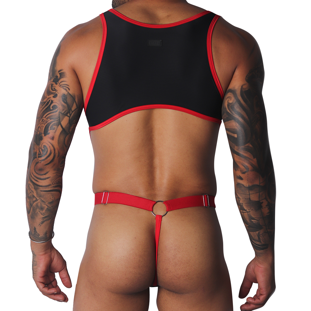 Romantic Black Body vista posterior de Gigo Underwear