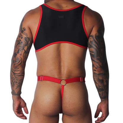 Romantic Black Body vista posterior de Gigo Underwear
