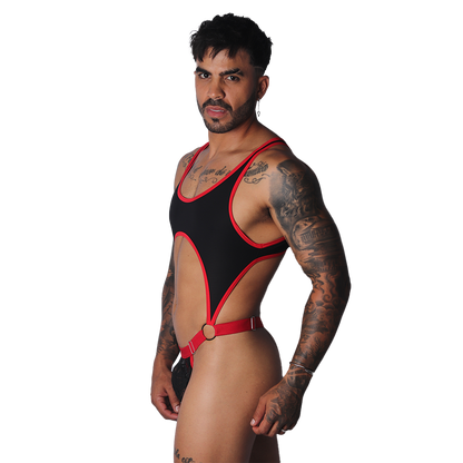 Romantic Black Body en modelo de Gigo Underwear