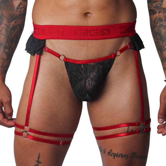 Romantic Black Gelbert Belt de Gigo Underwear