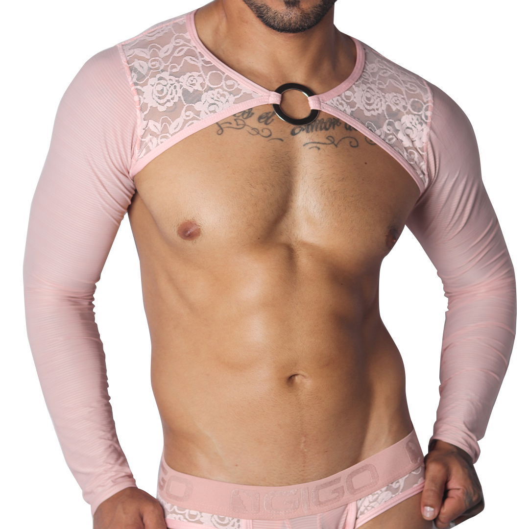 Romantic Pink Harness de Gigo Underwear