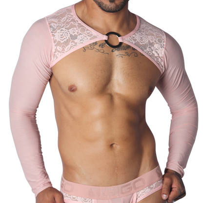Romantic Pink Harness de Gigo Underwear