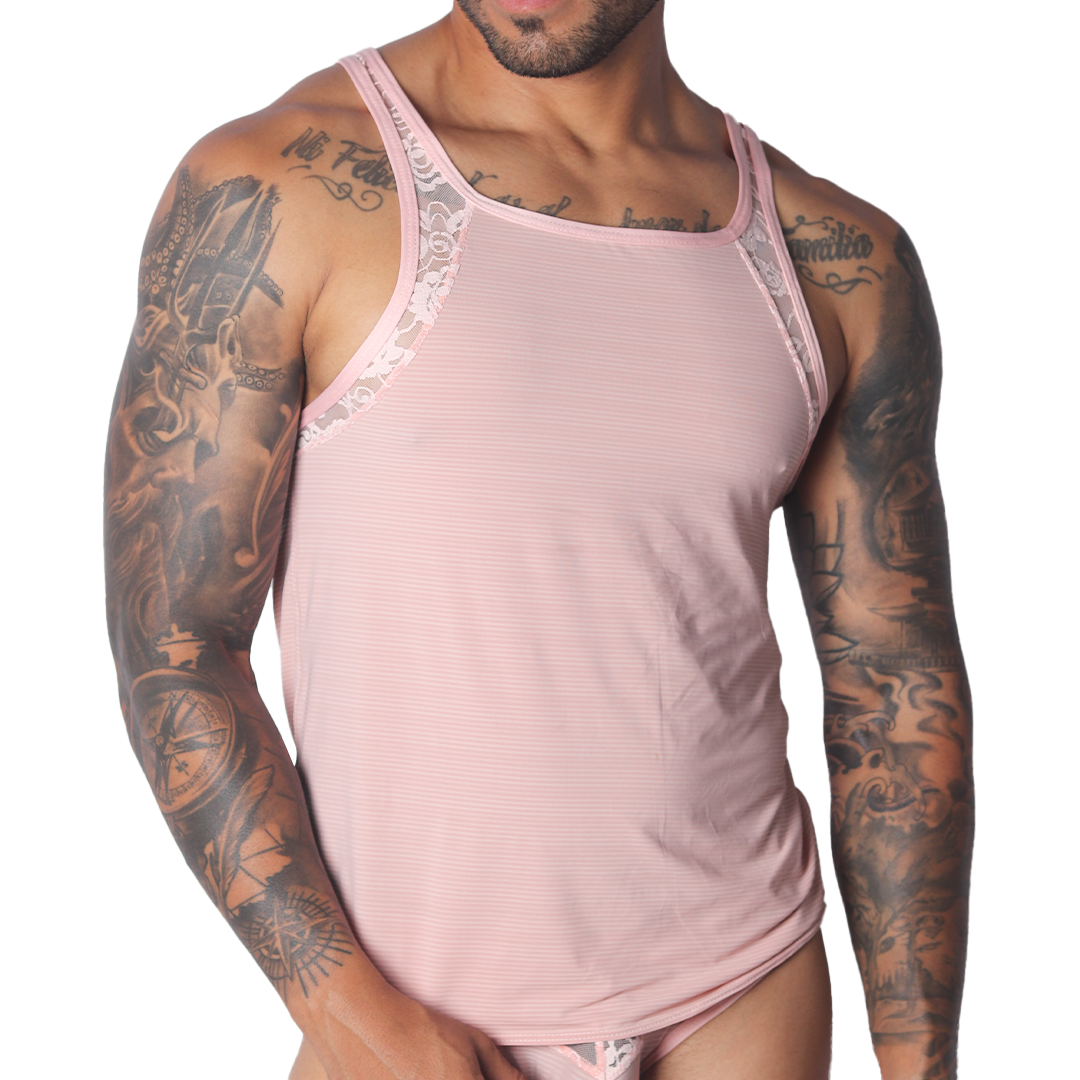 Romantic Pink Tank de Gigo Underwear